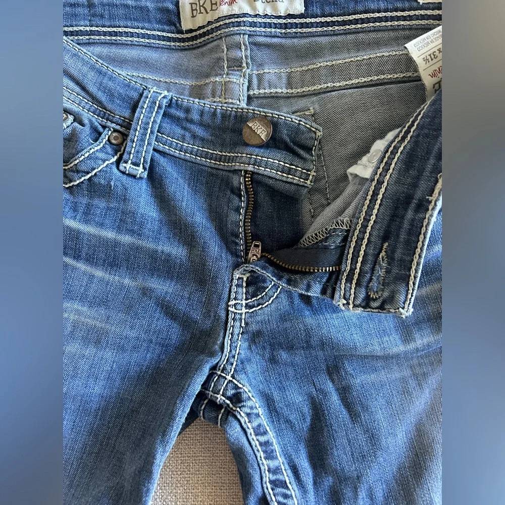 BKE Classic Denim Blue Stella Jeans. Size 28 X 31.5 - Picture 6 of 15